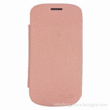 Original BEI Series Wallet Leather Case for Samsung Galaxy S3 Mini/i8190, Available in Pink